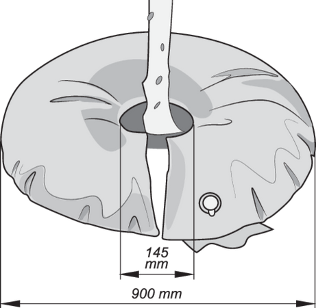 SACO DE HIDRATAÇÃO, GOTEJADOR 55L