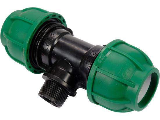 TEE PP GZ 32MM X 3/4'' X 32MM