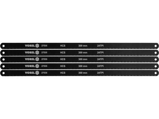 HACKSAW BLADE SET 5PCS 300*12.6*0.65MM