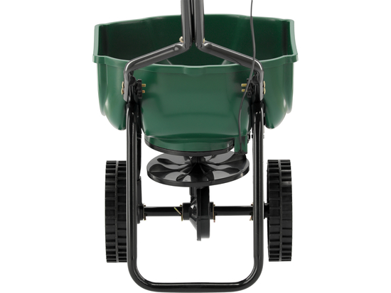 SEMEADORA, ESPALHADOR PARA FERTILIZANTE, AREIA, SEMENTES, ROTATIVO 15 L, 15 KG