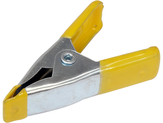 JEU DE PINCES À RESSORT 50 MM. 6 PIÈCES.