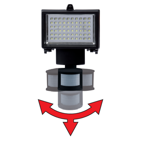 VOO LED SOLAR 4W COM SENSOR DE MOVIMENTO