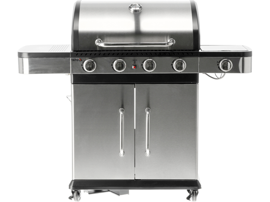 GRELHADOR A GÁS ZUSHI 4+1, AÇO INOXIDÁVEL 14,2KW