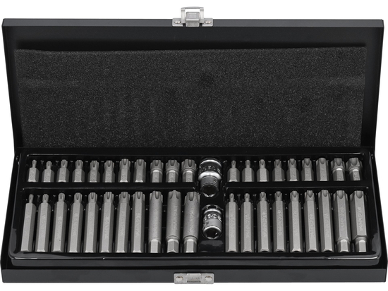 SCREWDRIVER BIT SET RIBE, TORX SECURITY 42 PCS