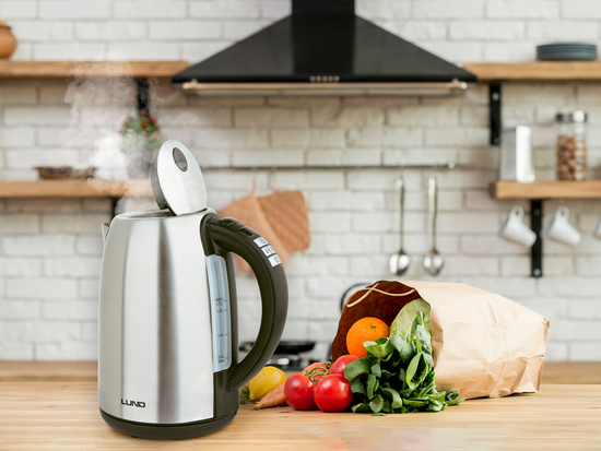 ELECTRIC KETTLE 1,7L WITH TEMPERATURE CONTROL PANEL IN HANDLE