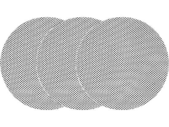 BRUSNÁ SÍŤKA, KOTOUČ, TVRDÝ BRUSNÝ KOTOUČ P100, PRŮMĚR 225MM, 3 KS. PRO BRUSKU