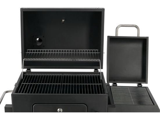 DELUXE ANGLIŲ GRILĖLIS SU RŪKYKLA