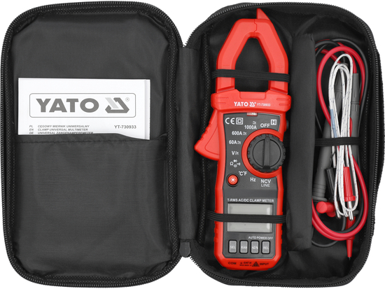 PINCE METRE AC/DC TRUE RMS 10MA - 1000A