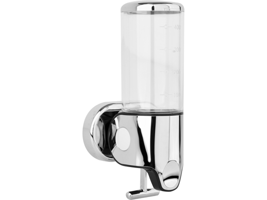 DISPENSER SAPONE LIQUIDO DA PARETE 1X500 ML CROMO
