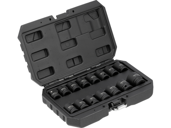 METRIC IMPACT SOCKET SET 1/2" 15PCS