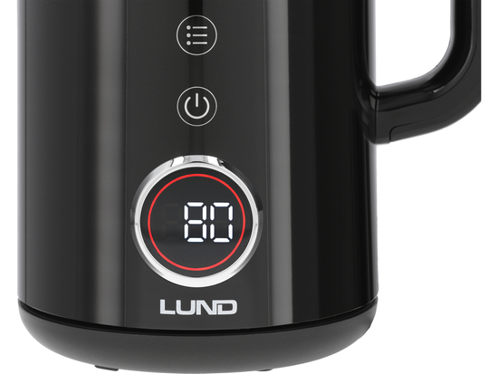 ELECTRIC KETTLE 1,7L, TEMPERATURE CONTROL, BLACK