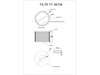 FILTRE HEPA AVEC TISSU FILTRANT NON TISSÉ POUR ASPIRATEUR YT-85700 ET YT-85701