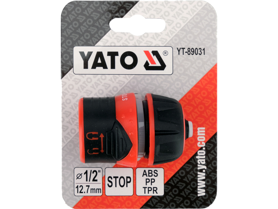 QUICK CONNECTOR WITH STOP AND LOCK FUNCTION 1/2"