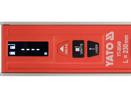 NÍVEL DE TORPEDO COM LASER RANGE FINDER