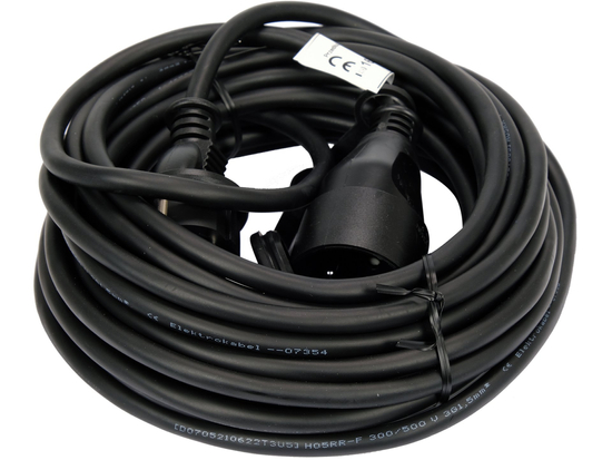 CABLE DE EXTENSIÓN CON FUNDA DE GOMA 10M