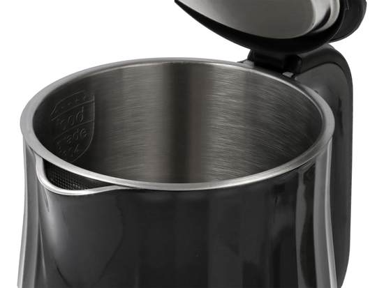 CHALEIRA ELÉTRICA 1,7L, AJUSTE DE TEMPERATURA, PRETO