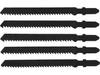 JIG SAW BLADE TYPE T, 10 TPI, FOR WOOD, 5 PCS
