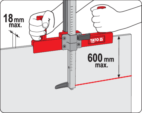 CORTADORA DE DOBLE CARA PARA PLACAS DE YESO