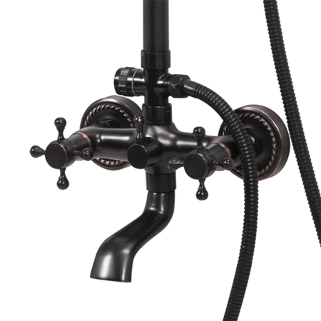 SHOWER COLUMN 'RETRO BLACK 1'