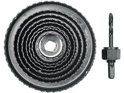 COUPE-TROU EN BOIS 38-127 MM, 9 PCS.