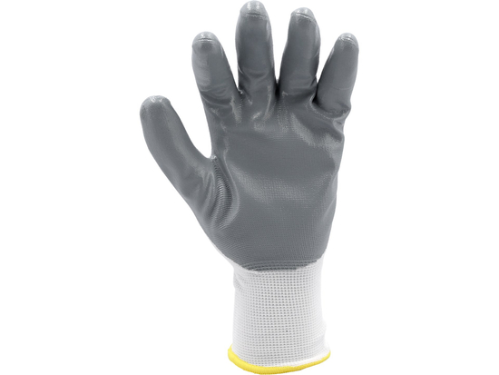 GUANTI PROTETTIVI IN NYLON RIVESTITI IN NITRILE ANTIOLIO TAGLIA 9