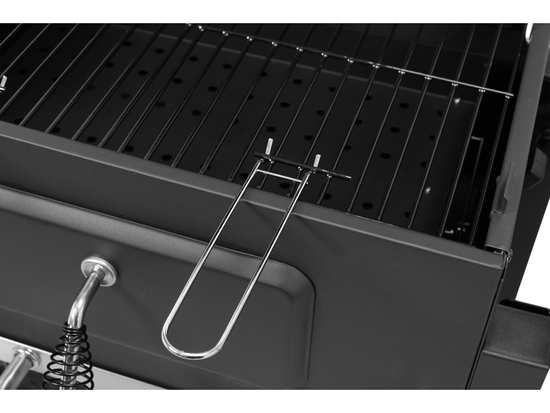 GRILL WĘGLOWY DELUXE, RUSZT 57X37CM