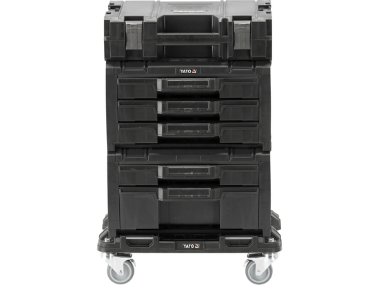 CONJUNTO NA PLATAFORMA DE 4 PEÇAS DE CAIXAS DE FERRAMENTAS, SISTEMA, MODULAR P05T2T341G2 S12