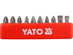 SCREWDRIVER BIT SET, 10 PCS 25 MM