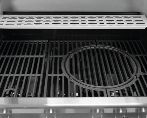 ITAMI 3+1 GĀZES GRILS, NERŪSĒJĀ TĒRAUDS 11,5KW, AR STIKLU