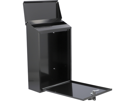 LEVÉLDOBOZ 400X250X100MM - FEKETE