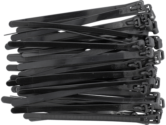 OPASKI PLASTIKOWE, ROZPINANE 7,6X150MM 50SZT. CZAR