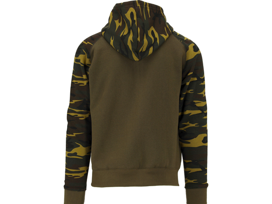 TAILLE DU SWEAT À CAPUCHE CAMO. S