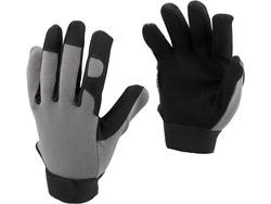 GUANTES DE TRABAJO DE PIEL SINTÉTICA AMARA TALLA PARA OPERACIÓN DE SMARTPHONE. 8
