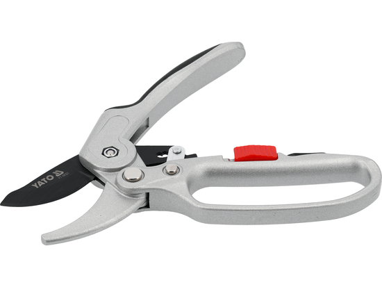 SEKATOR KOWADEŁKOWY ALUMINIOWY Z GRZECHOTKĄ 200MM ORAZ BLOKADĄ OTWARCIA