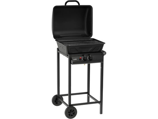 BAVEN GÁZ GRILL, 2 ÉGŐS 5,5KW, FEKETE