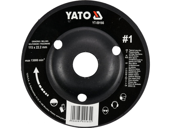 RÂPE INCLINÉE POUR BOIS 115MM NO.1