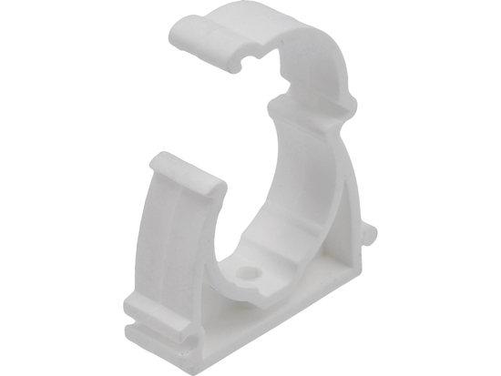 SOPORTES, MONTAJE, CLIPS DE INSTALADOR, CERRADOS PARA TUBOS Y CABLES 32MM, 4 UNIDADES.