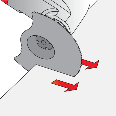 LAME DE SCIE RONDE POUR OUTIL MULTIFONCTION HSS