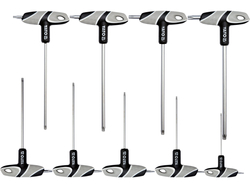 НАБІР КЛЮЧІВ TORX З РУКОЯТКОЮ 9 Ч.