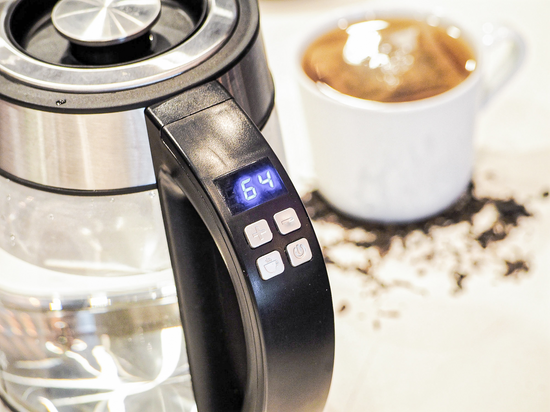 ELECTRIC GLASS KETTLE 1,7L W/ LED AND TEMPERATURE CONTROL