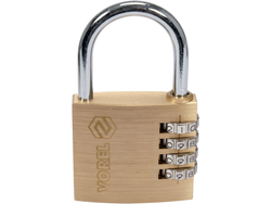 PADLOCK WITH 4-RING COMBINATION LOCK