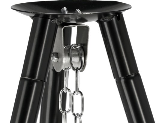 GRILL AND BOWL HANGING ON TRIPOD GRATE 49CM