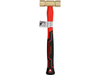BRASS HAMMER WITH FIBERGLASS HANDLE 500G
