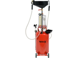 RÉSERVOIR D'ASPIRATION PNEUMATIQUE DE 70L AVEC UN RÉSERVOIR DE CONTRÔLE ET UN JEU DE 6 SONDES D'ASPIRATION.