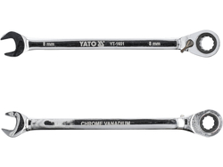 CLE MIXTE A CLIQUET 8 MM