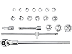SOCKET SET 3/4'' 20 PCS