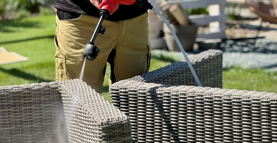 IDROPULITRICE 18V SENZA FILI 23 BAR CON FUNZIONE ASPIRAZIONE ACQUA, ANCHE PER IRRIGAZIONE E IRRORAZIONE GIARDINO