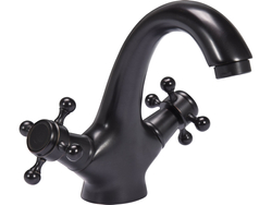 BASIN MIXER 'RETRO BLACK 1'