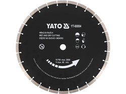 GYÉMÁNT TÁRCSA BETONHOZ 400X25,4MM, SZÁRAZ ÉS NEDVES VÁGÁSHOZ