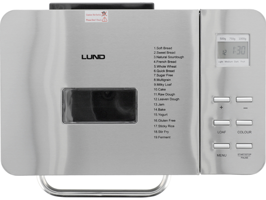 MACCHINA PER IL PANE 710W, 19 PROGRAMMI